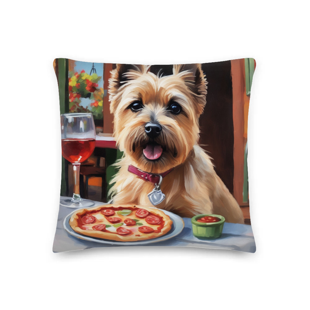 PugMug Custom Cairn Terrier Premium Pillow