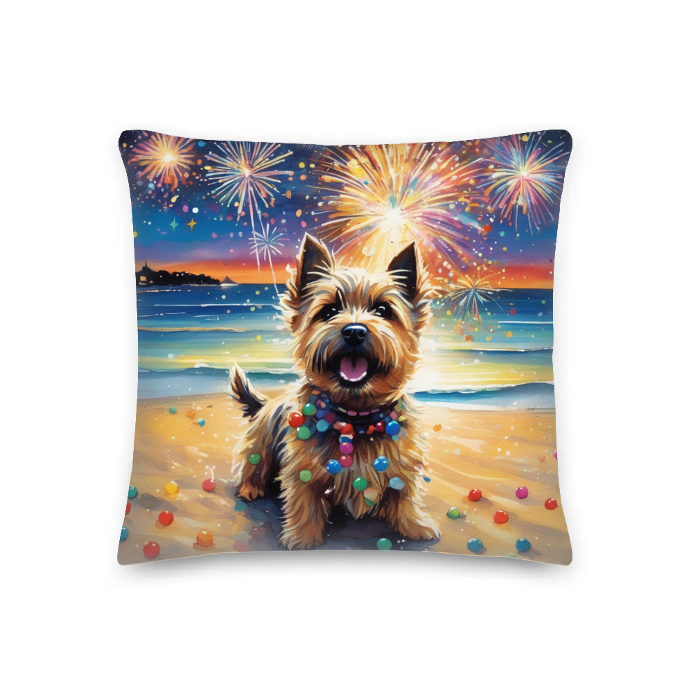 PugMug Custom Cairn Terrier Premium Pillow