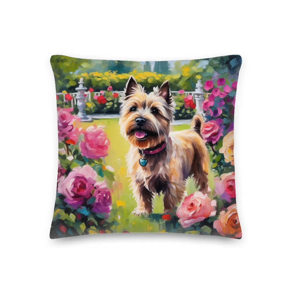 PugMug Custom Cairn Terrier Premium Pillow