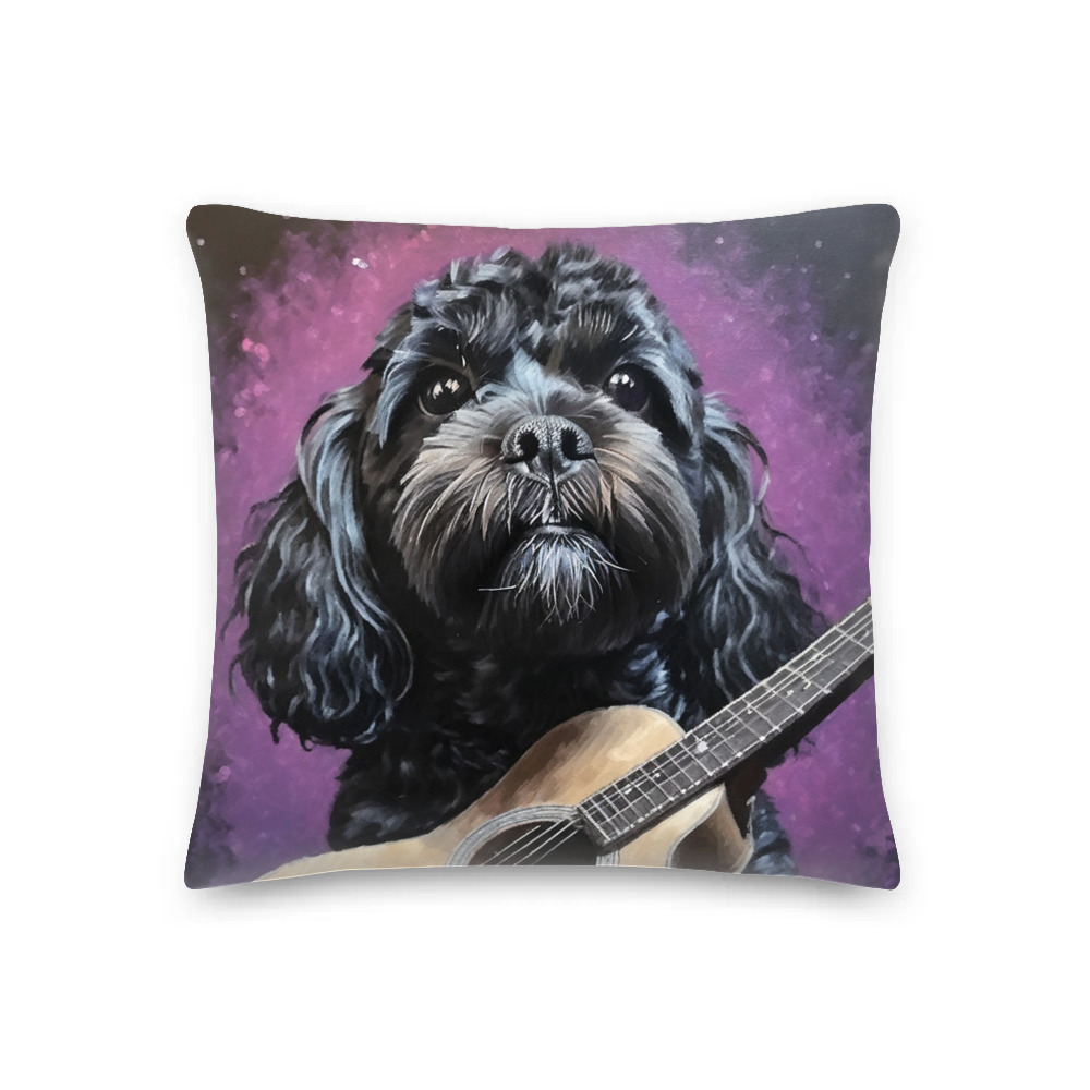 PugMug Custom Lily Premium Pillow