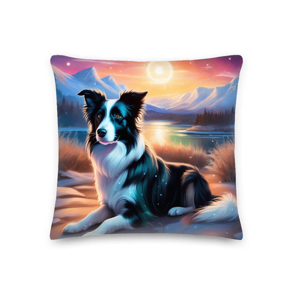 PugMug Custom Border Collie Premium Pillow