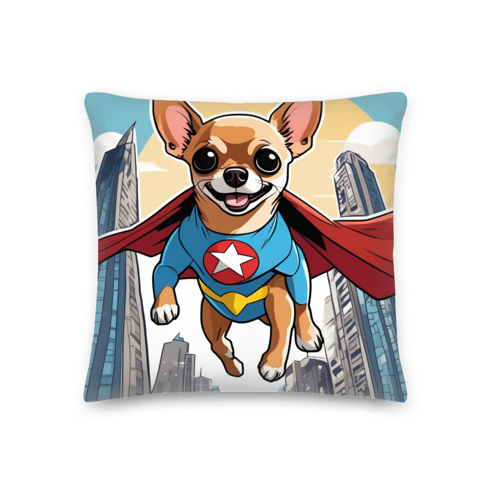 PugMug Custom Chihuahua Premium Pillow