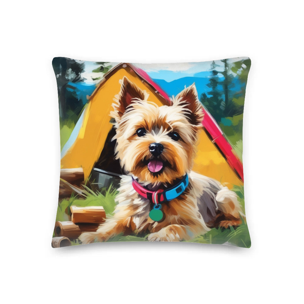 PugMug Custom Cairn Terrier Premium Pillow