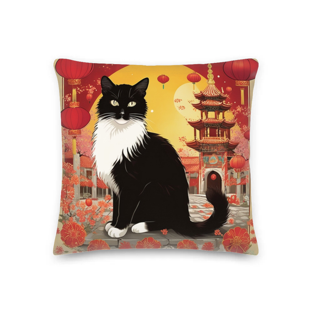 PugMug Custom Peerie Premium Pillow