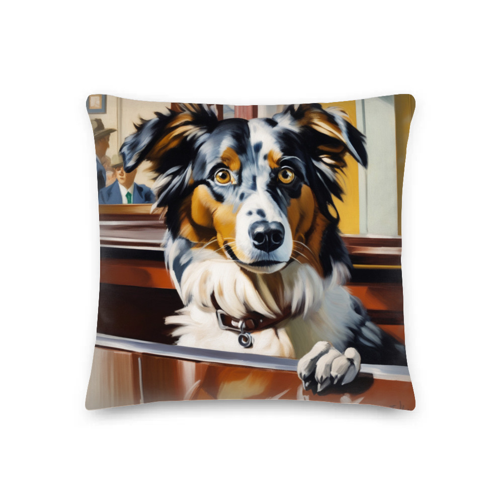 PugMug Custom Australian Shepherd Dog Premium Pillow