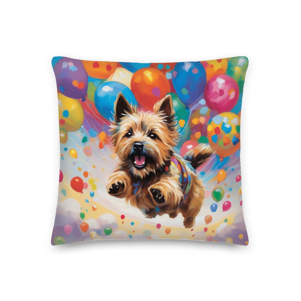 PugMug Custom Cairn Terrier Premium Pillow