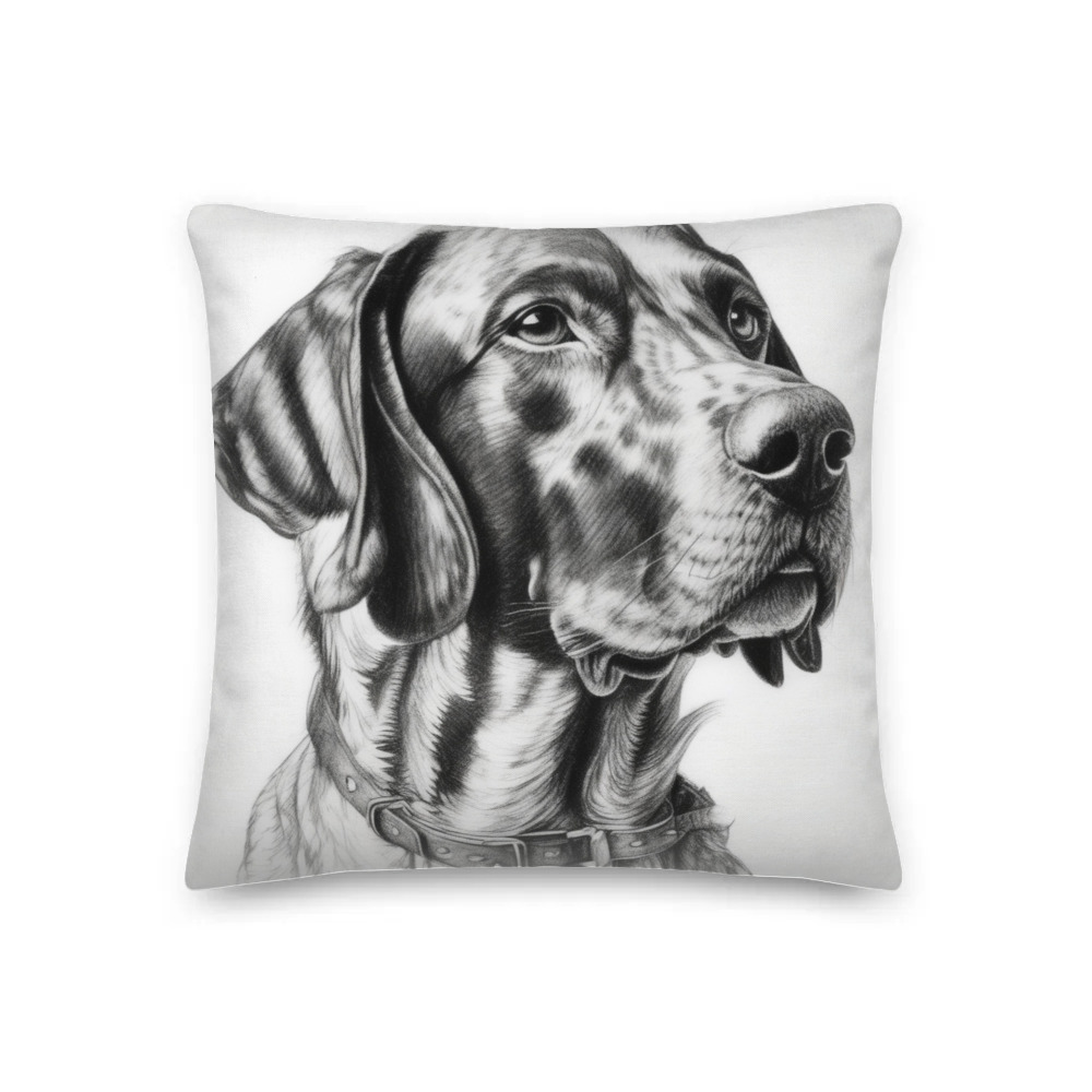 PugMug Custom Pointer Dog Premium Pillow