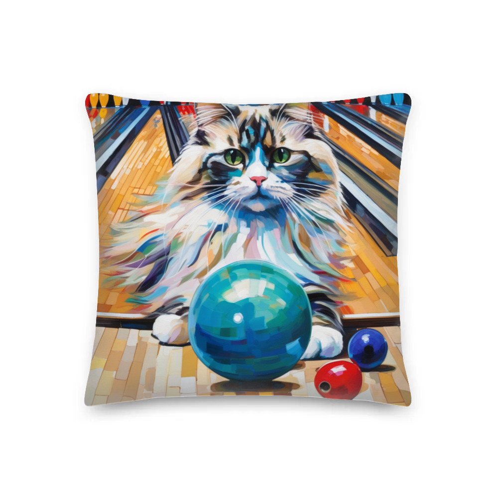 PugMug Custom Tabby Ragdoll Cat Premium Pillow
