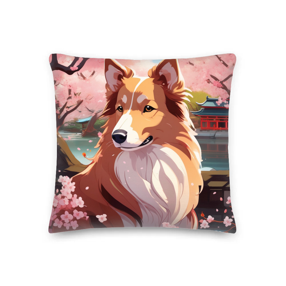 PugMug Custom Collie Premium Pillow