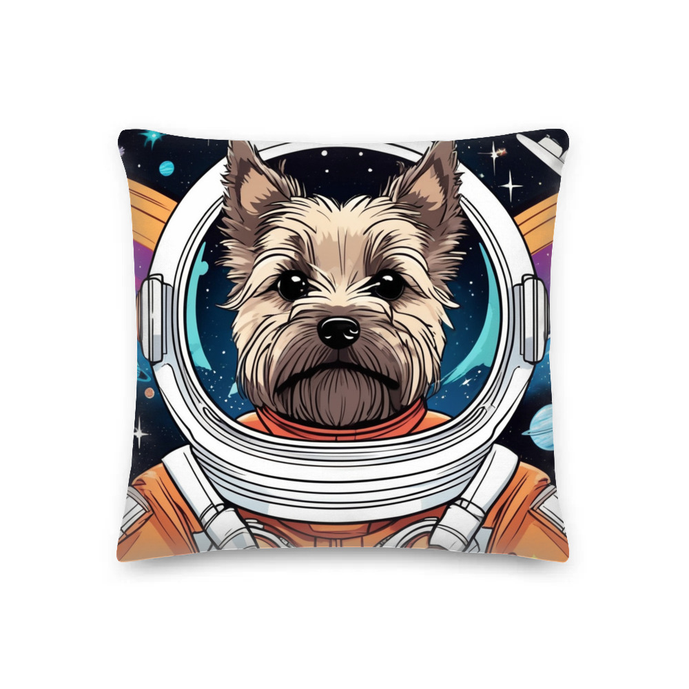 PugMug Custom Cairn Terrier Premium Pillow