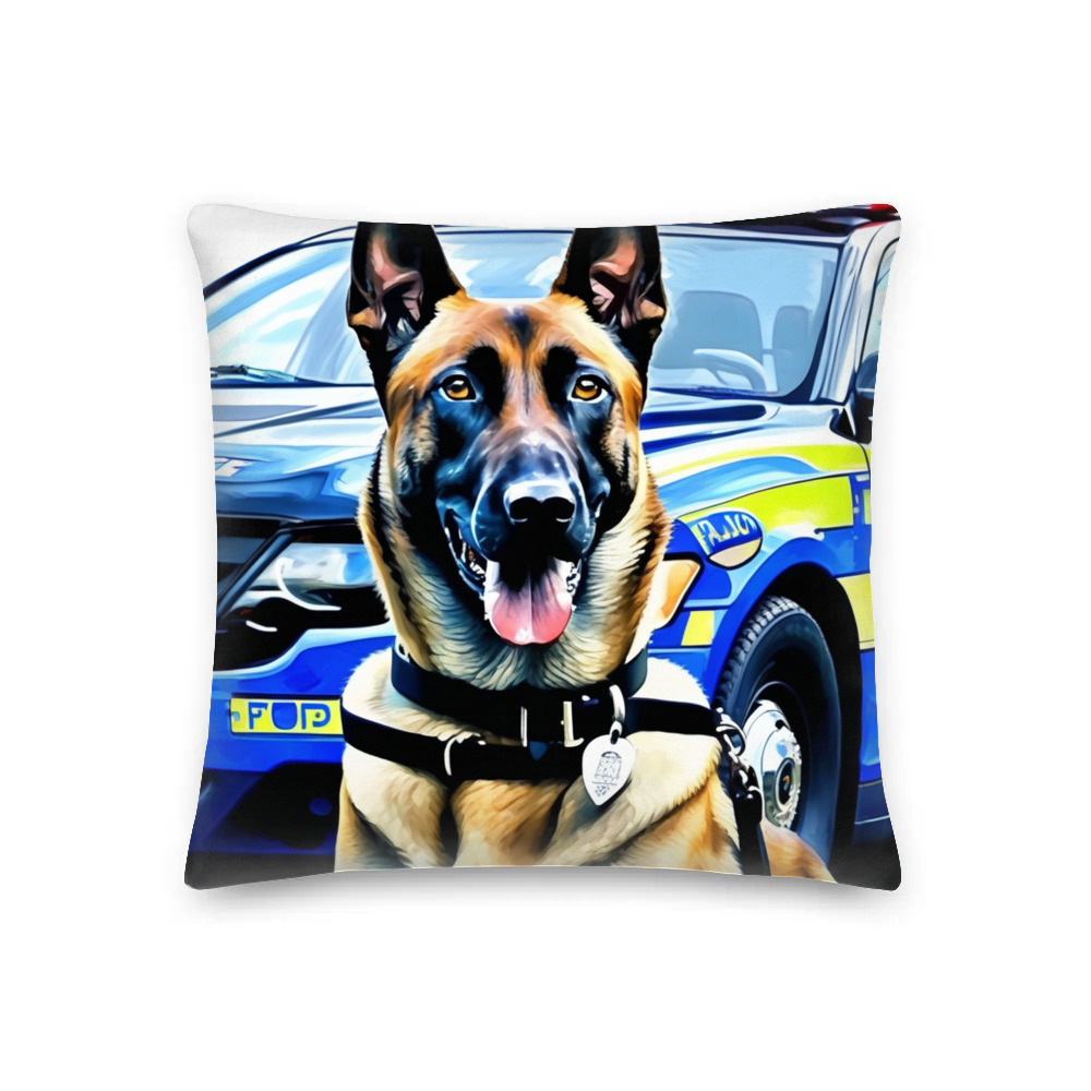 PugMug Custom Belgian Malinois Premium Pillow