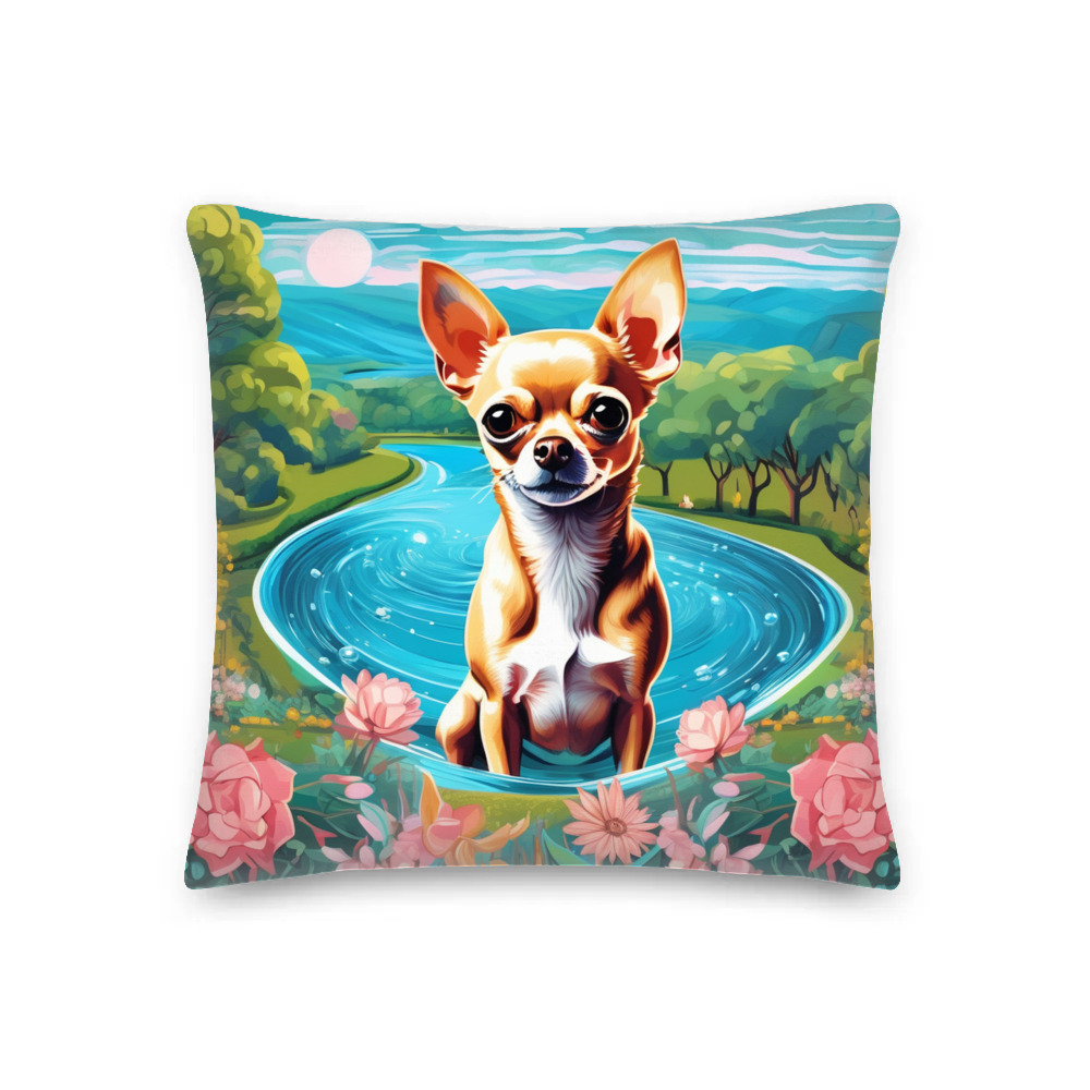 PugMug Custom Chihuahua Premium Pillow