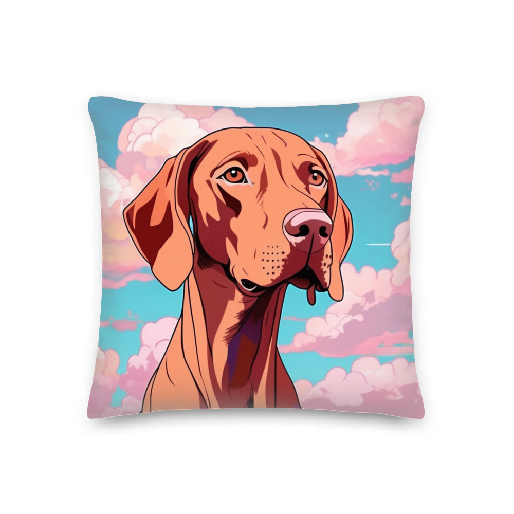 PugMug Custom Vizsla Premium Pillow