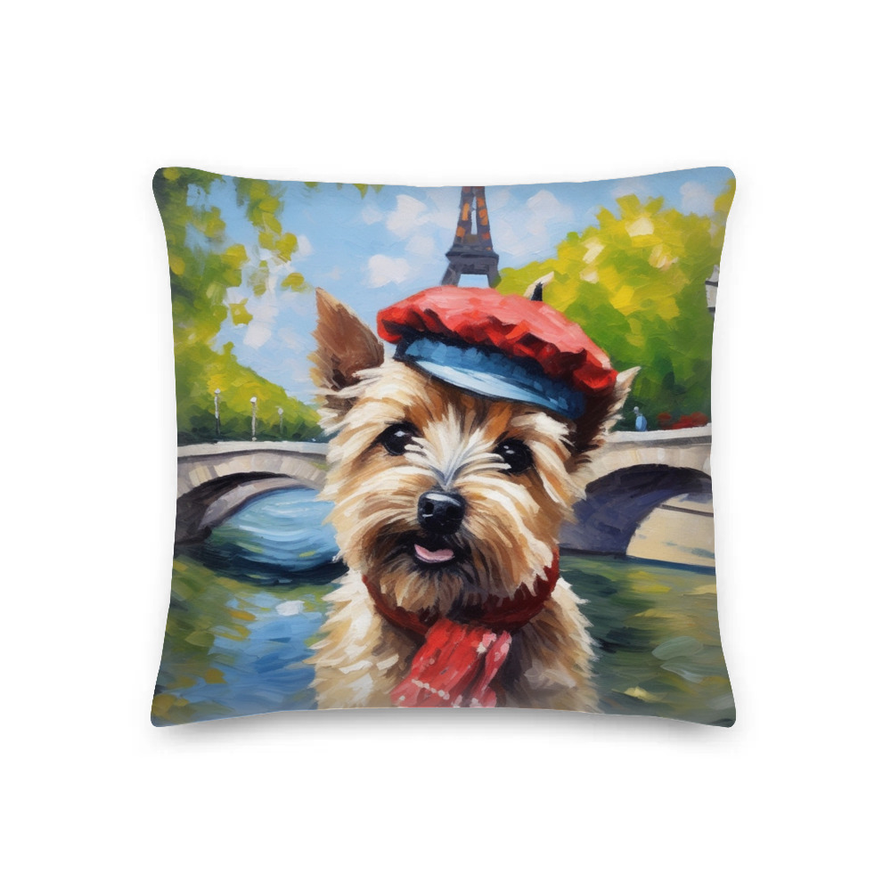 PugMug Custom Cairn Terrier Premium Pillow