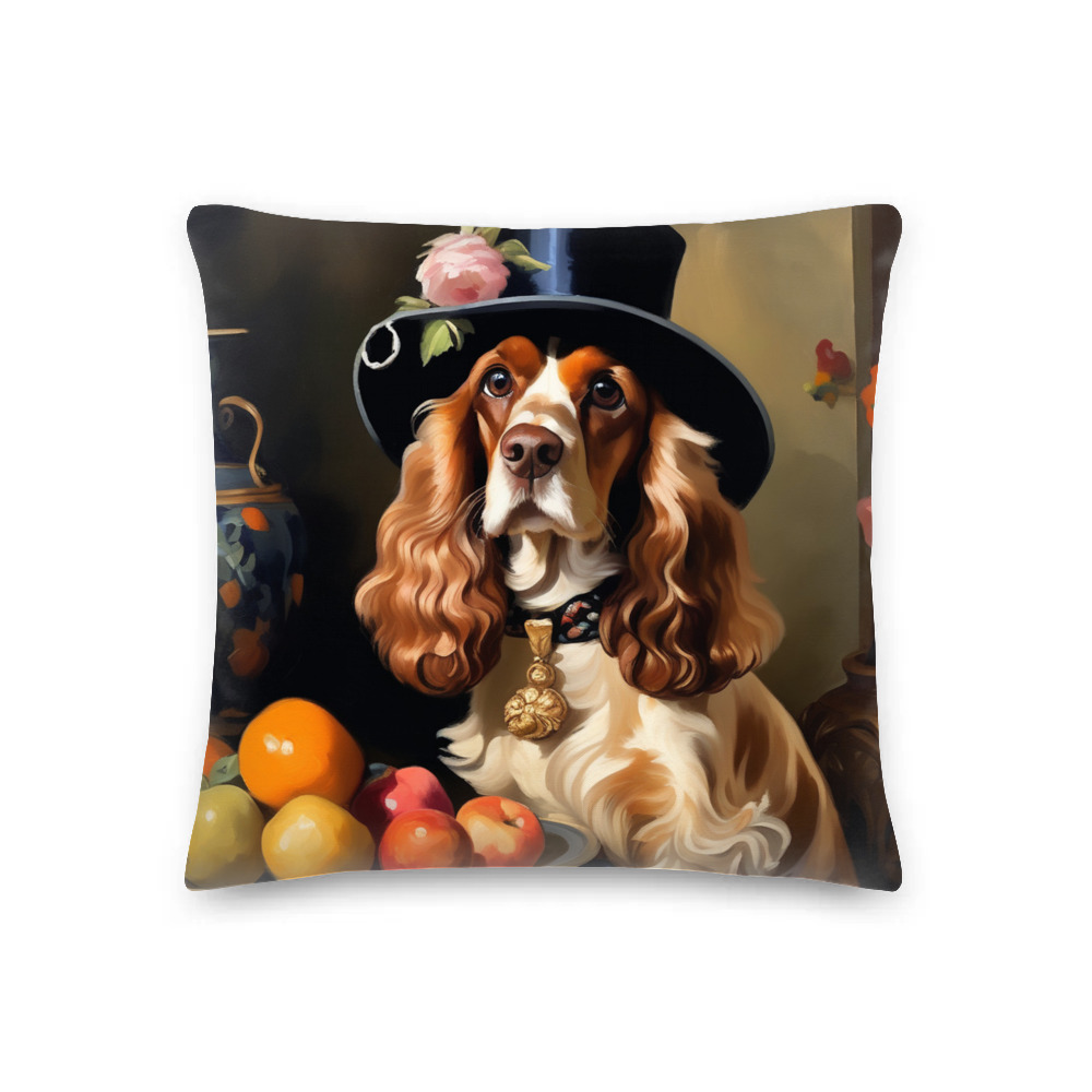 PugMug Custom English Cocker Spaniel Premium Pillow