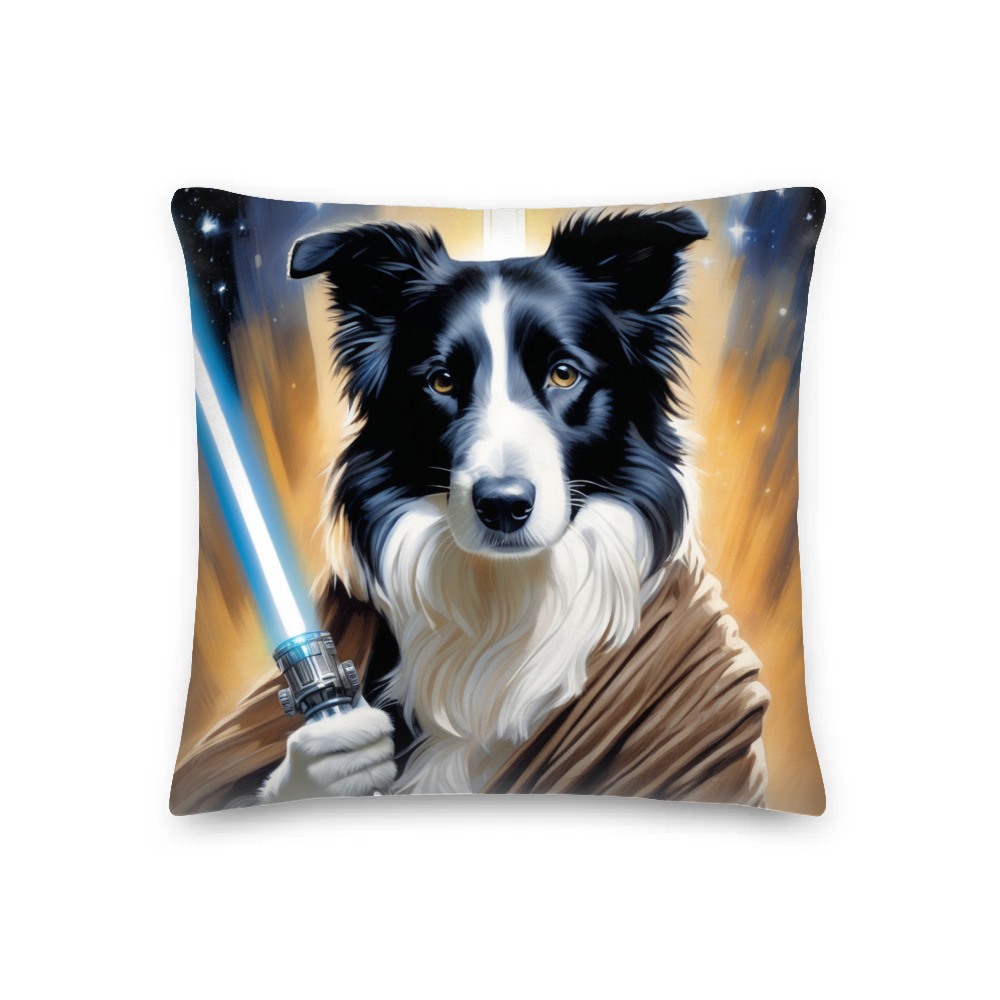 PugMug Custom Border Collie Premium Pillow