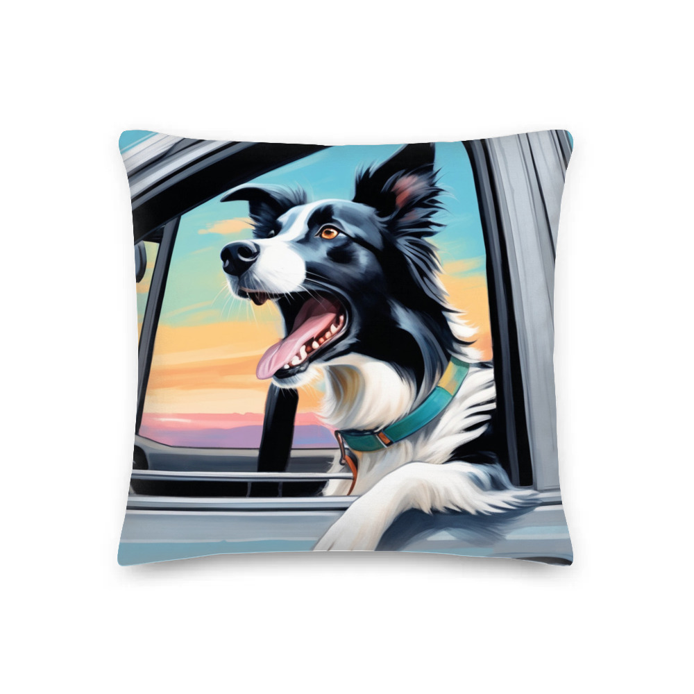PugMug Custom Border Collie Premium Pillow