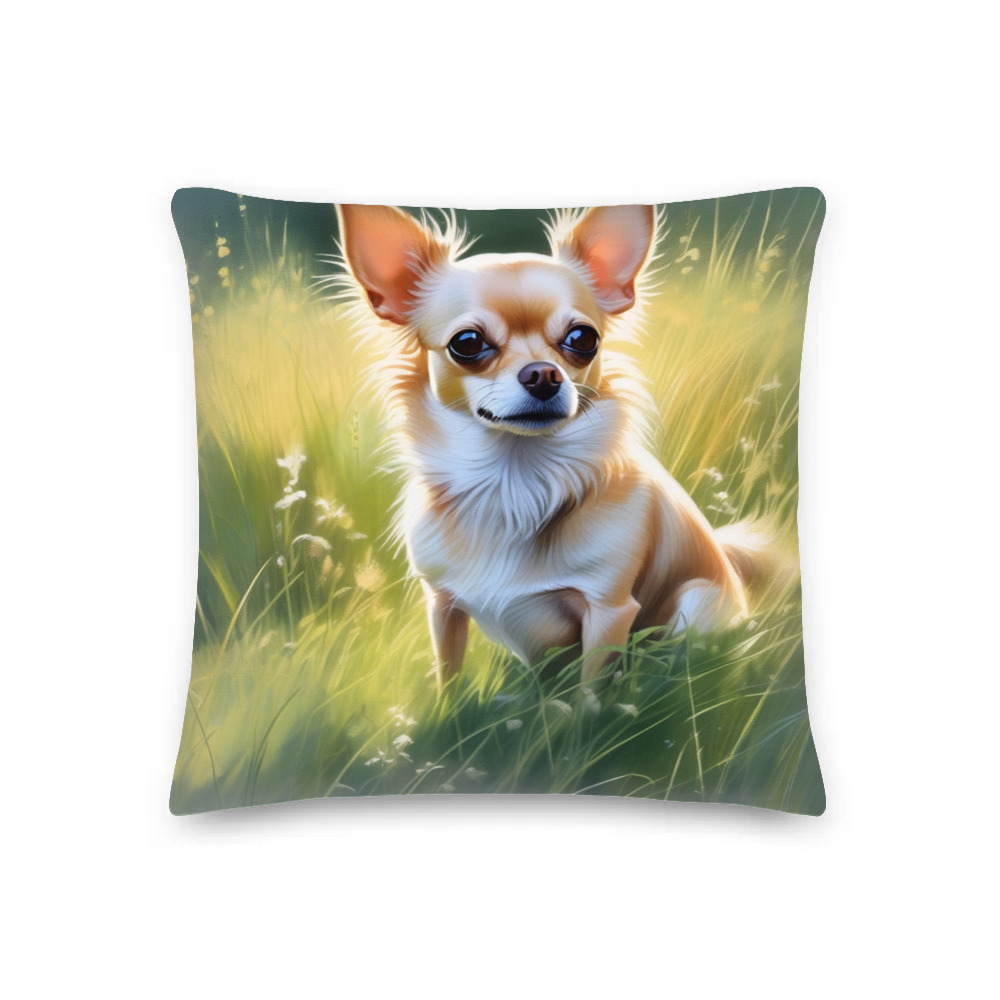 PugMug Custom Chihuahua Premium Pillow