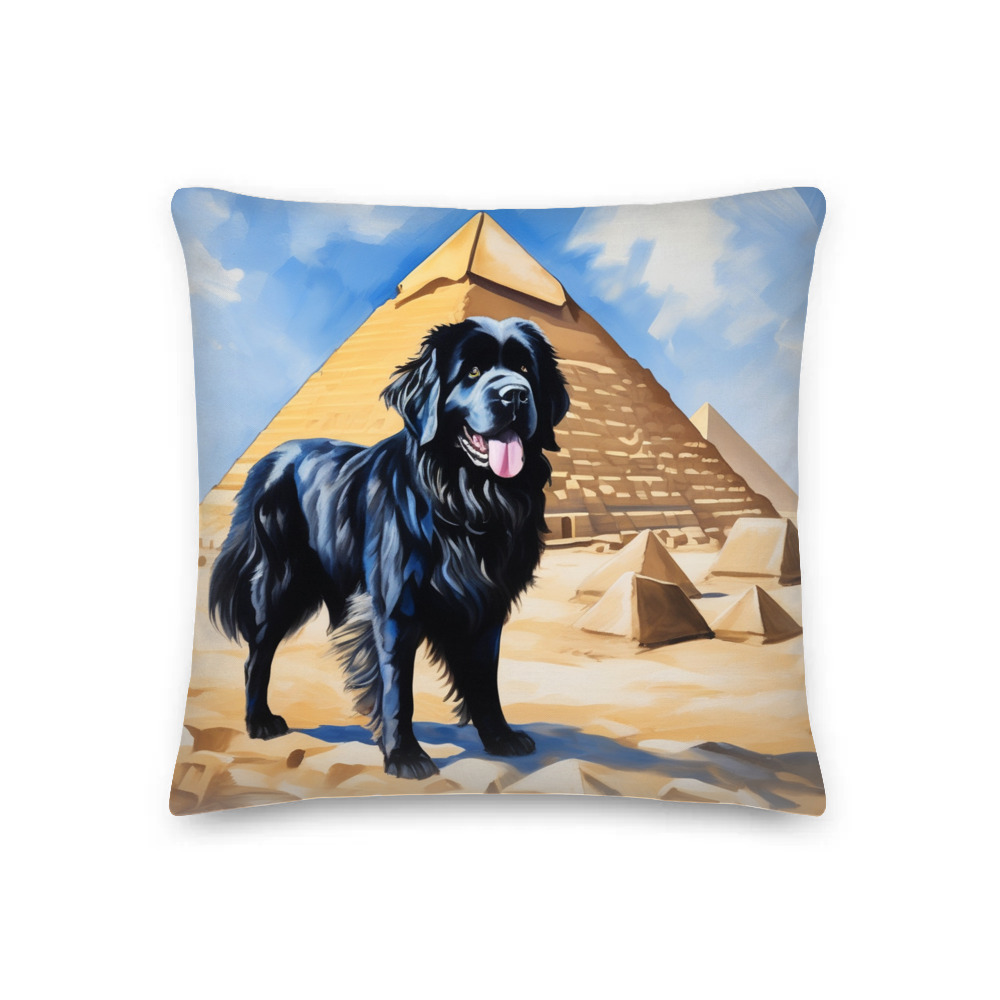 PugMug Custom Newfoundland Premium Pillow