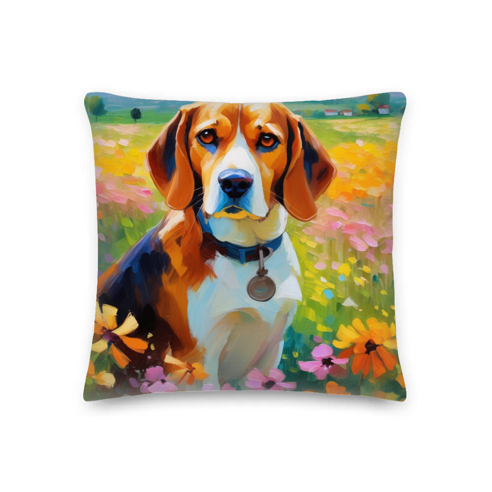 PugMug Custom Beagle Premium Pillow