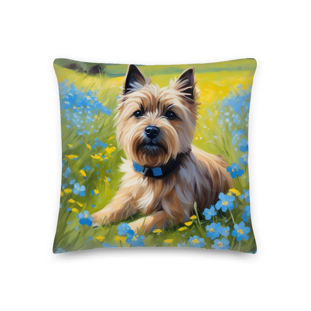 PugMug Custom Cairn Terrier Premium Pillow