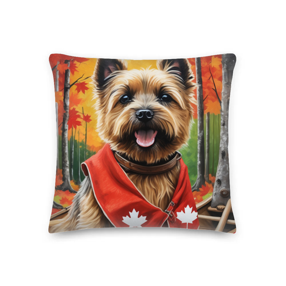 PugMug Custom Cairn Terrier Premium Pillow