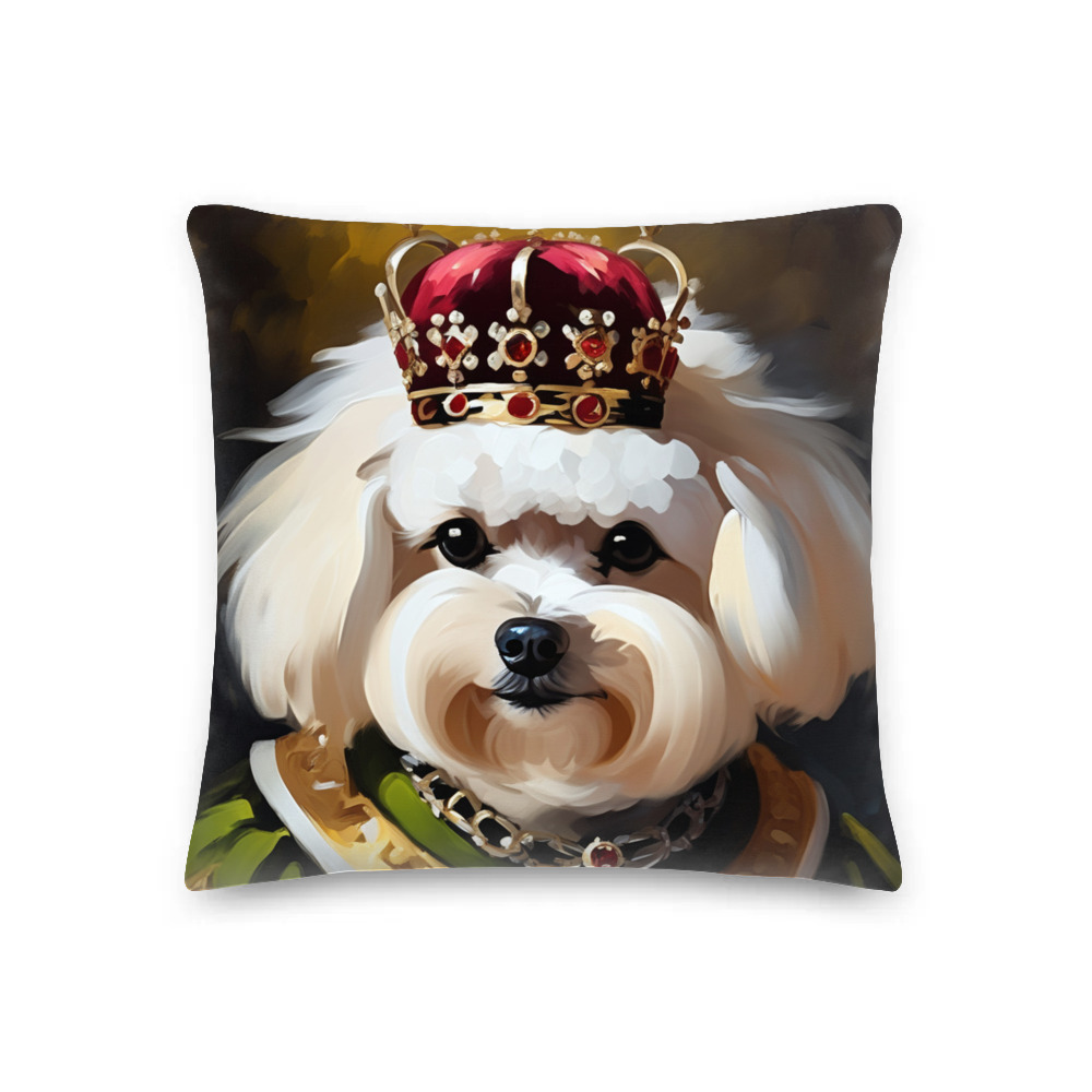 PugMug Custom Bichons Frise Premium Pillow