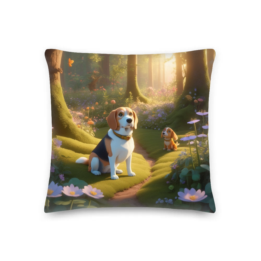 PugMug Custom Munchkin Premium Pillow