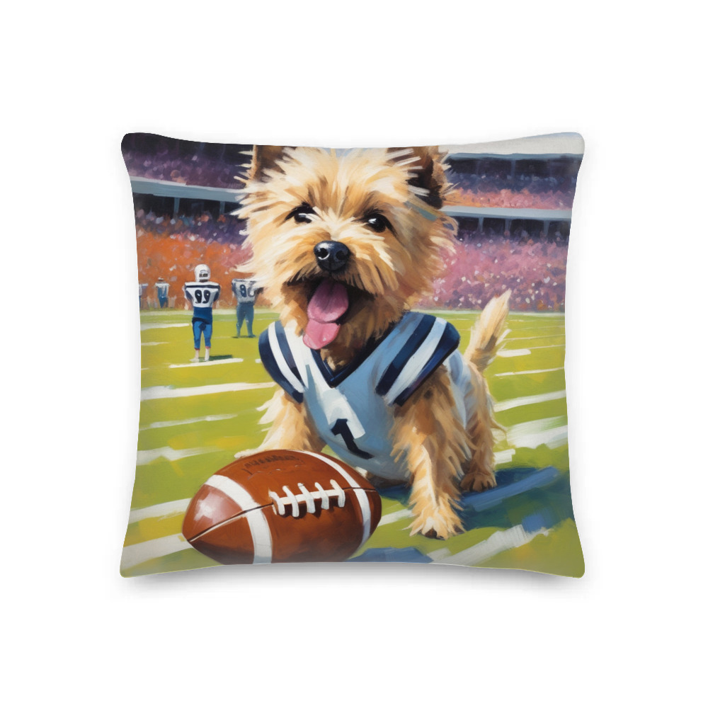 PugMug Custom Cairn Terrier Premium Pillow