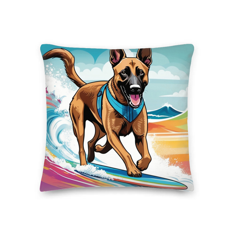 PugMug Custom Belgian Malinois Premium Pillow