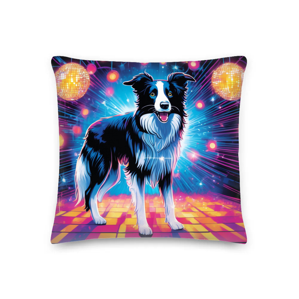 PugMug Custom Border Collie Premium Pillow