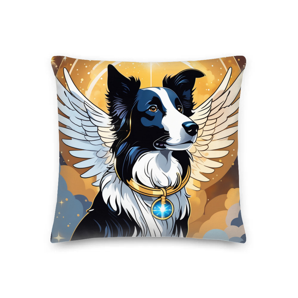PugMug Custom Border Collie Premium Pillow