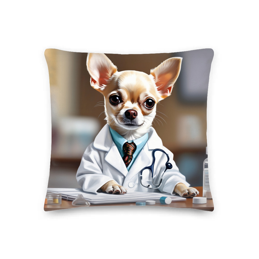 PugMug Custom Chihuahua Premium Pillow