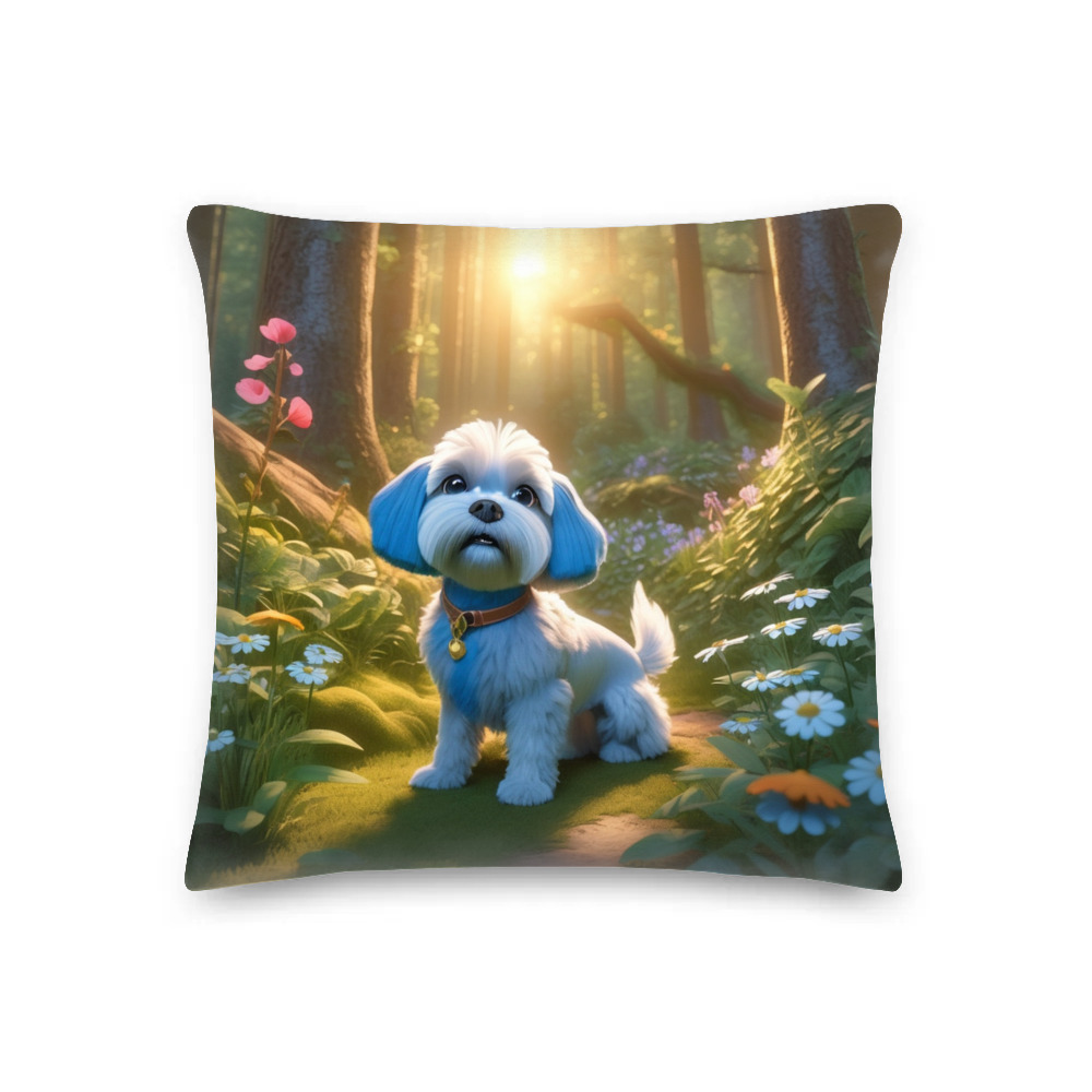 PugMug Custom Lily Premium Pillow
