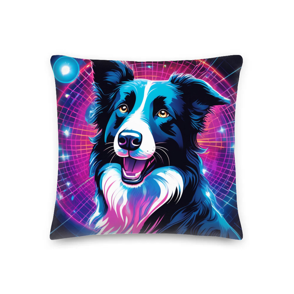 PugMug Custom Border Collie Premium Pillow