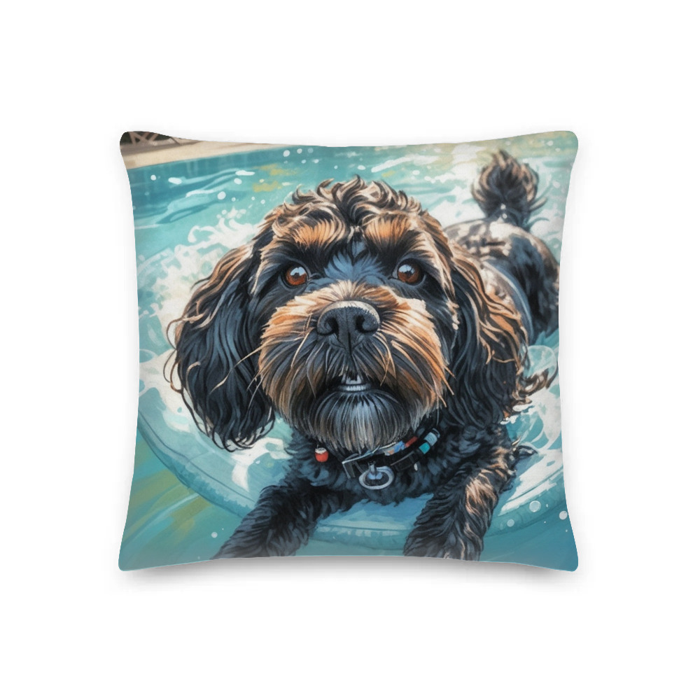 PugMug Custom Lily Premium Pillow