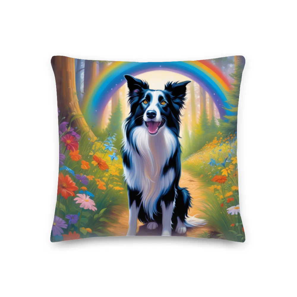 PugMug Custom Border Collie Premium Pillow