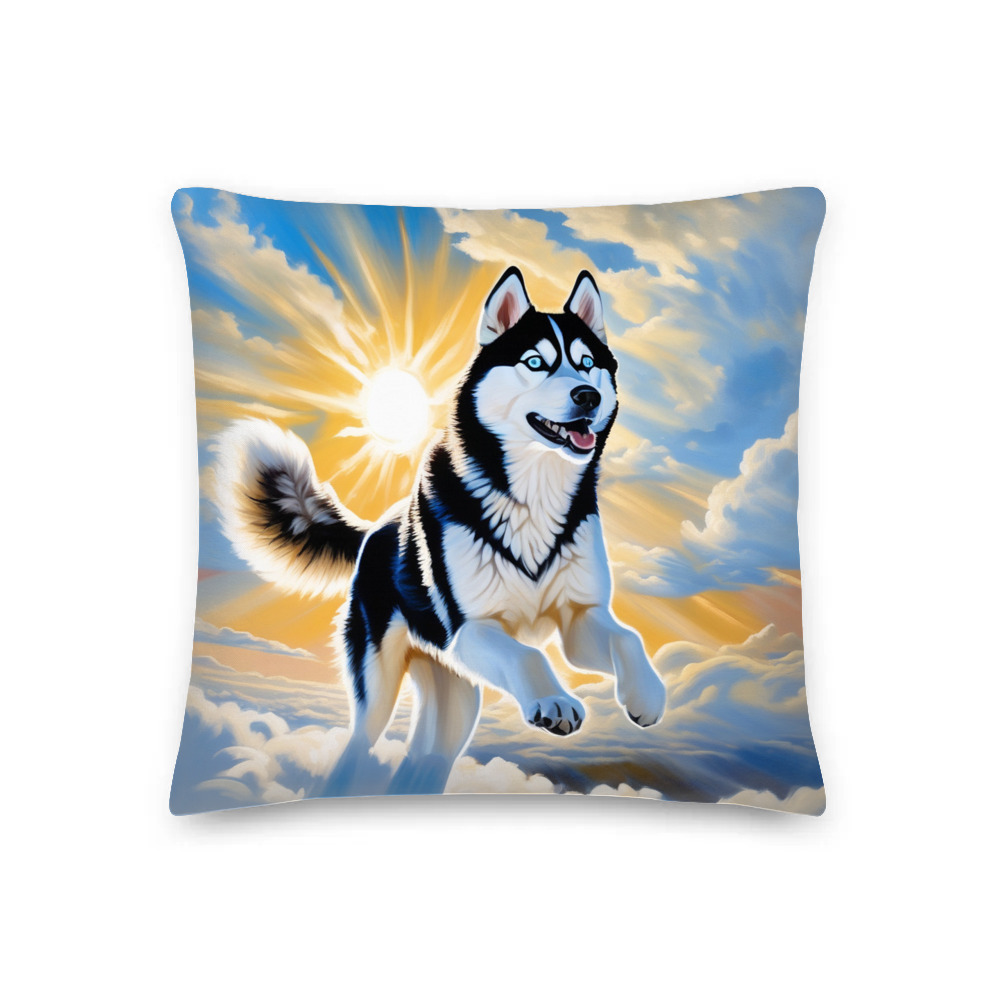PugMug Custom Siberian Husky Premium Pillow
