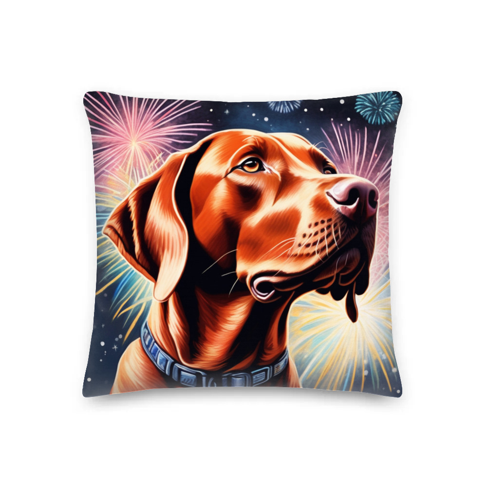 PugMug Custom Vizsla Premium Pillow
