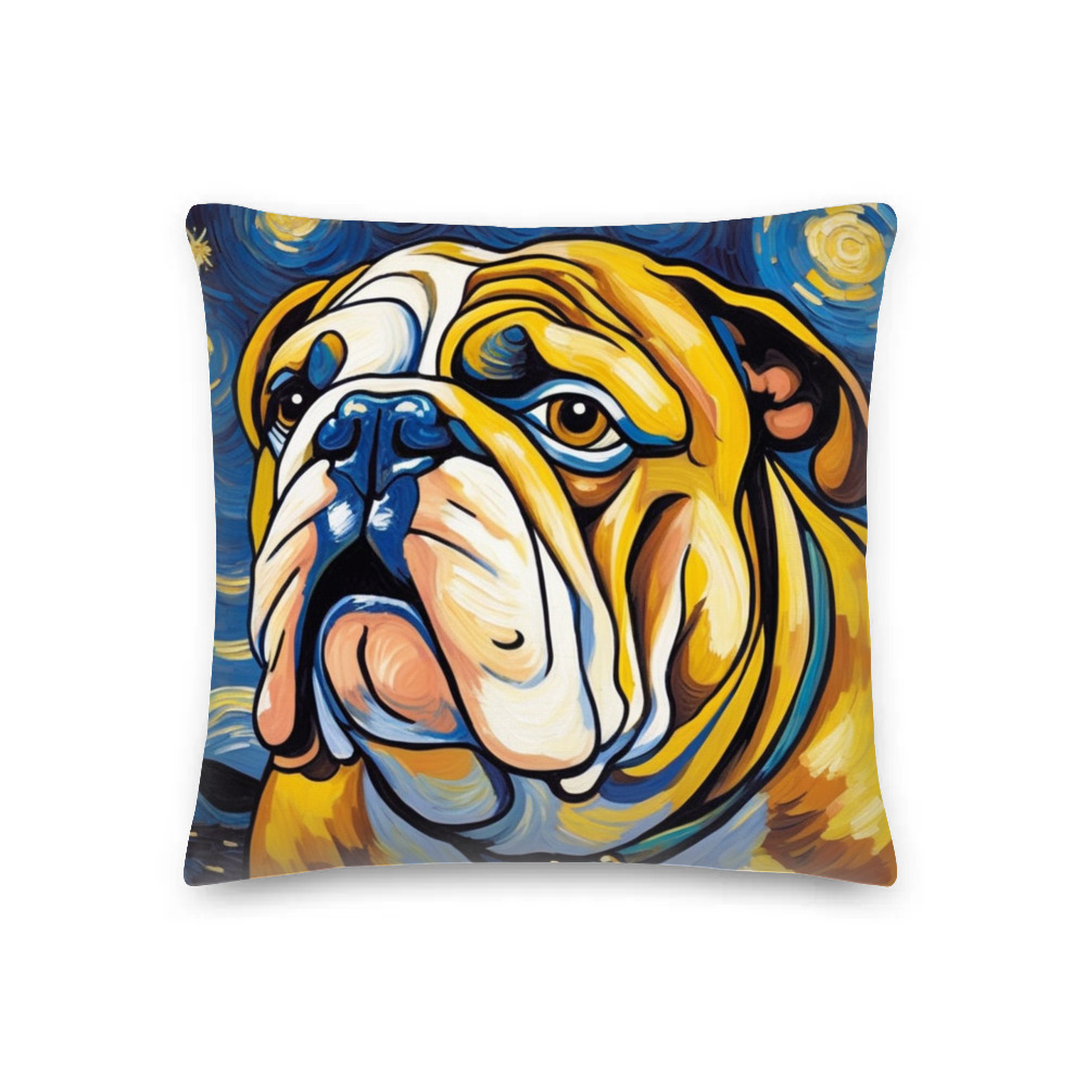 PugMug Custom Bulldog Premium Pillow