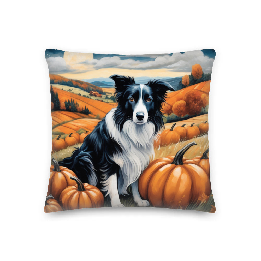 PugMug Custom Border Collie Premium Pillow