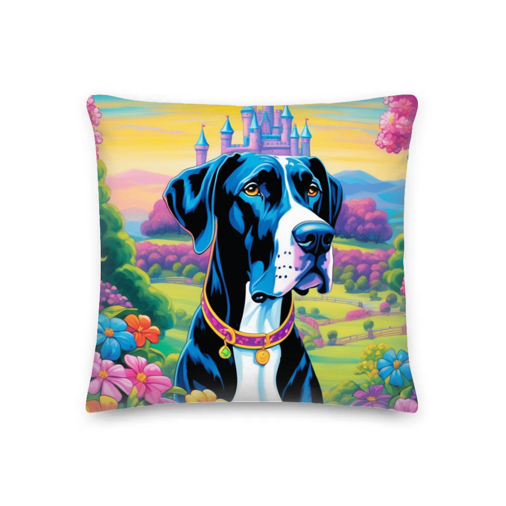 PugMug Custom Great Dane Premium Pillow