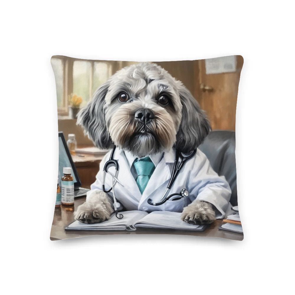 PugMug Custom Lily Premium Pillow