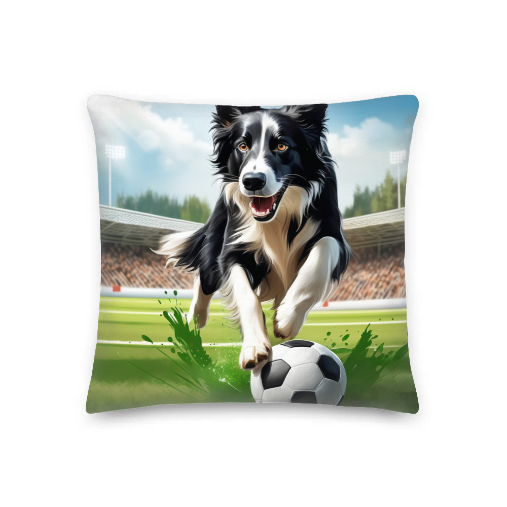 PugMug Custom Border Collie Premium Pillow