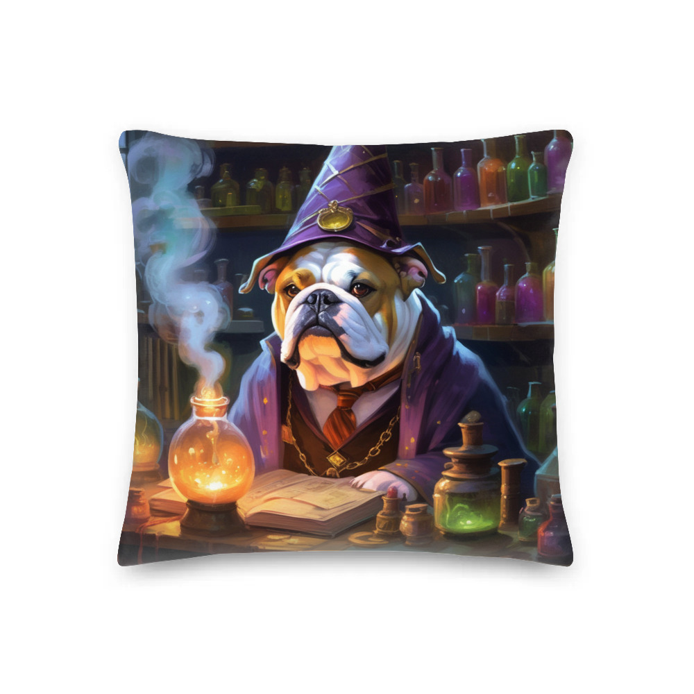 PugMug Custom Bulldog Premium Pillow