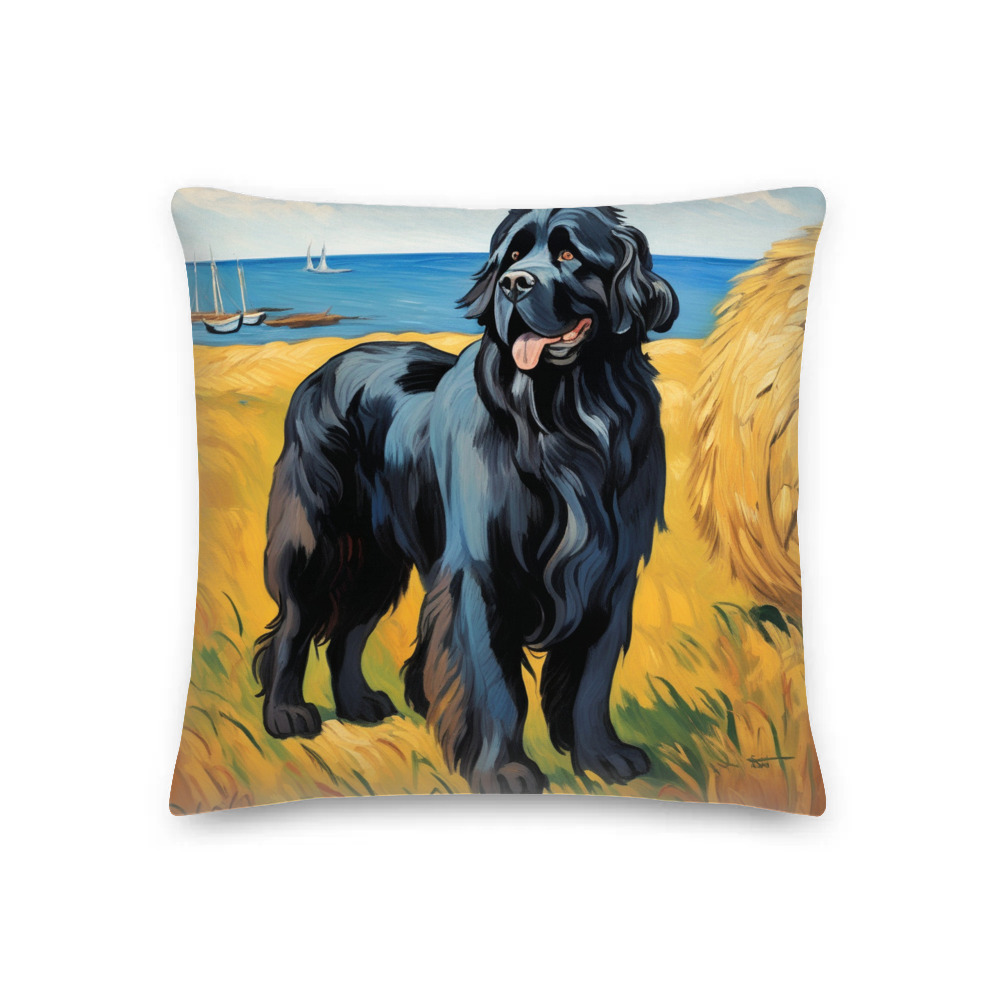PugMug Custom Newfoundland Premium Pillow
