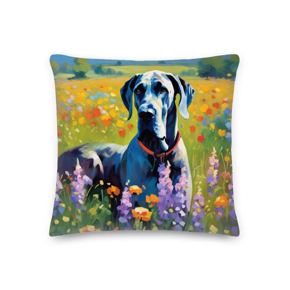 PugMug Custom Great Dane Premium Pillow