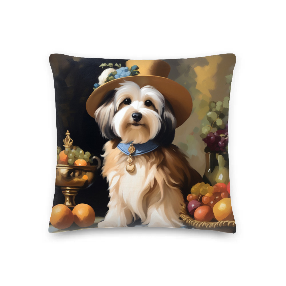 PugMug Custom Tan Havanese Dog Premium Pillow