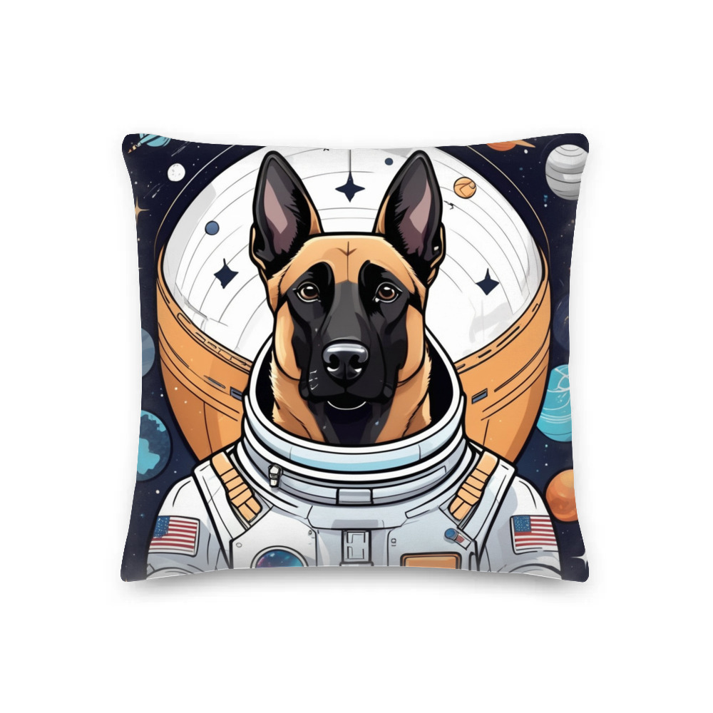 PugMug Custom Belgian Malinois Premium Pillow