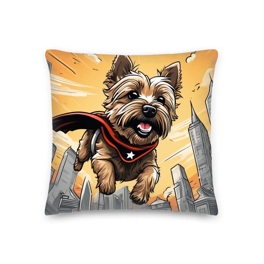 PugMug Custom Cairn Terrier Premium Pillow